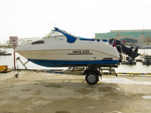 Автомобильный модульный прицеп в комплекте с ложементами ДОН Н4221