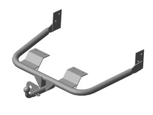 ТСУ ГАЗ 2705  3221 (усиленный  без демонтажа зап.колеса)