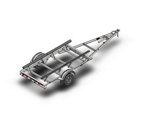 Автомобильный модульный прицеп в комплекте с ложементами ДОН Н5521